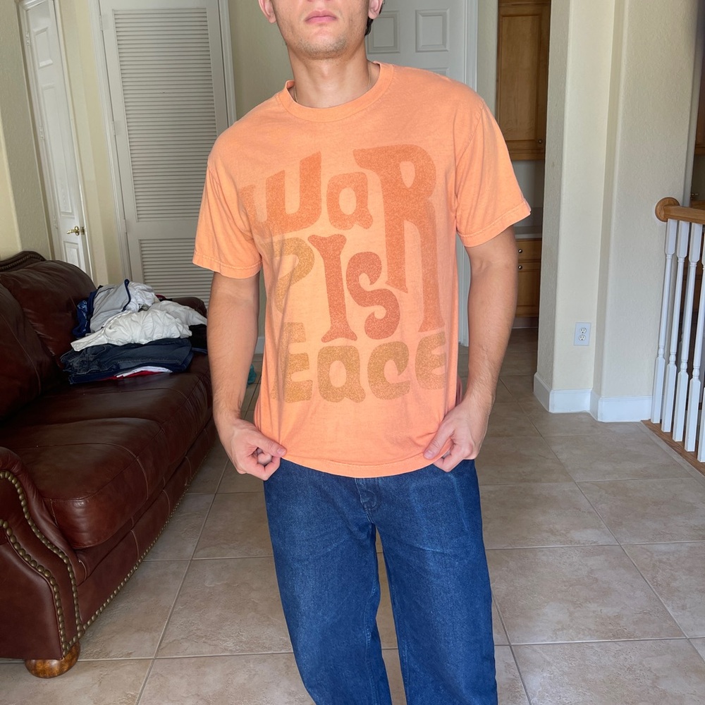 MENACE Los Angeles Orange Graphic Men's Shirt